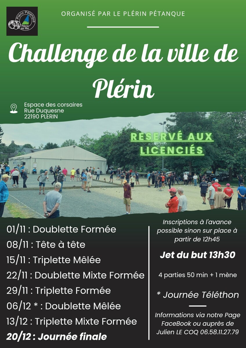Challenge de la ville de Plérin